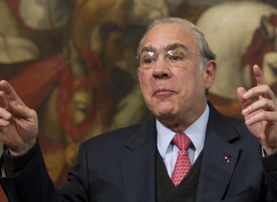 Angel Gurria, head of the OECD, warned of the need for a firewall to avoid contagion in the eurozone.
