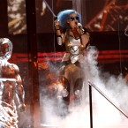 Katy Perry performs during the 54th annual Grammy Awards in Los Angeles. (AP Photo/Matt Sayles)