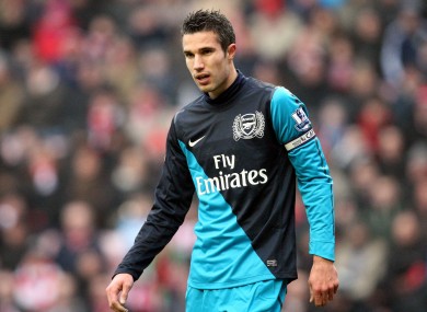 Man on a mission: Van Persie