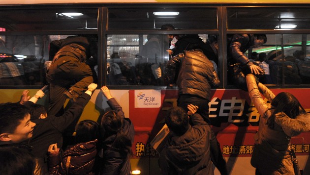Crowded Bus