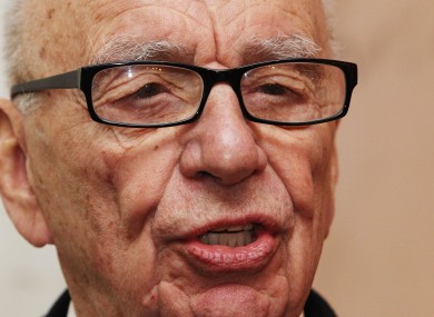 Media baron Rupert Murdoch