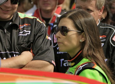 Patrick will begin Monday's race in pole position.