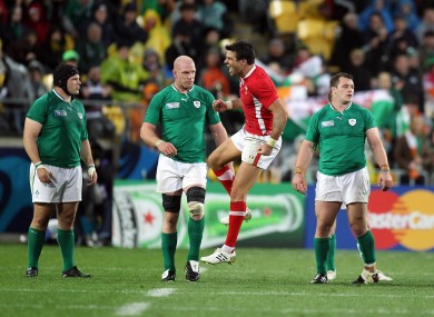 Mike Phillips celebrates in Wellington.