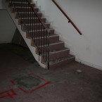 The stairway up to Ursula's apartment. 