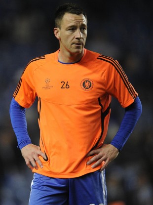 Terry is still recovering from an injury he suffered against Napoli.