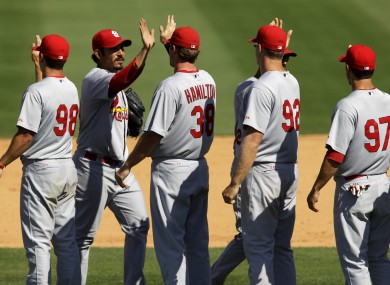 High fives all round