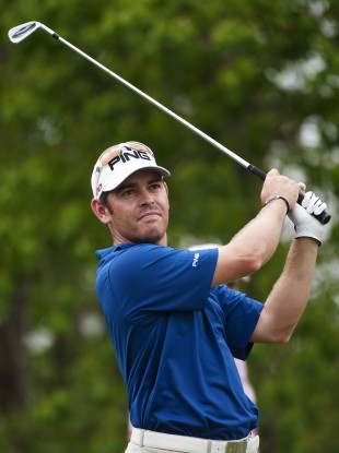 South Africa's Louis Oosthuizen currently shares the lead.
