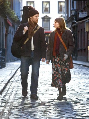 Glen Hansard and Marketa Irglova who starred in the movie Once