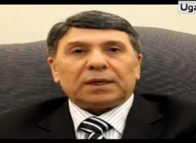 A still from the video where Abdo Hussameddine says he is joining the opposition