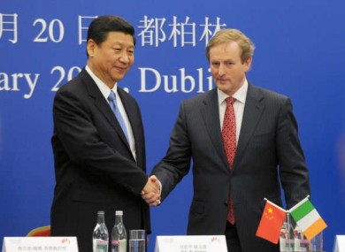 Xi Jinping in Ireland last month.