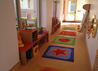 Inside the new building constructed for Teach Tearmainn