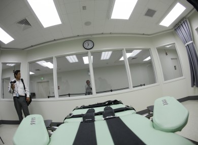 The new lethal injection facility at the San Quentin State Prison in California