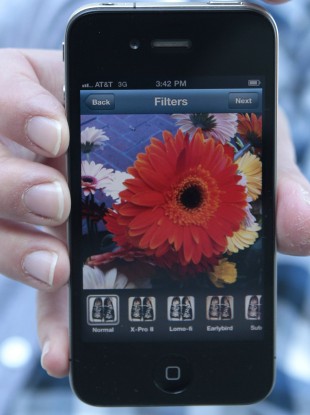 The Instagram app on an iPhone