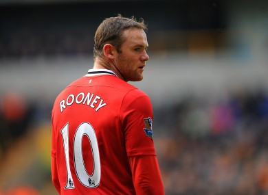 Wayne Rooney: eyeing Old Trafford record.