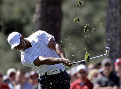 Woods has had a disappointing time so far at Augusta.