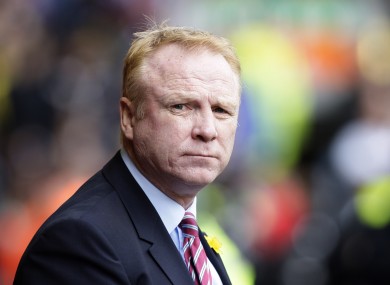 Alex McLeish's side are in desperate need of a victory.