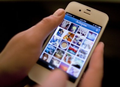 The Instagram iPhone app.