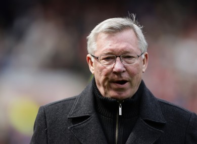 Alex Ferguson: 'It was inevitable I suppose'.