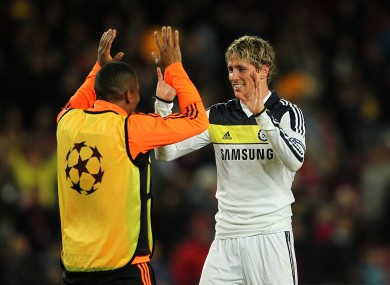 The level of tweets peaked when Torres scored his equaliser.