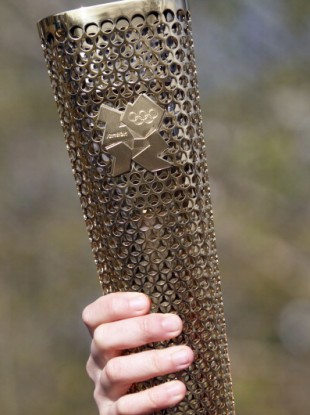 The Olympic Torch: 'compared to a cheese grater'.