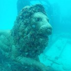 The Neptune Society has taken burial at sea to a monumental level with what will ultimately be the world’s largest man-made reef: 16 acres sprawled under 50 feet of water about three miles east of Key Biscayne, near South Beach.
Modelled after Atlantis, with stone lions guarding an entrance canopy and porticos, the reef has space in its first phase for 850 “placements” -cremated remains mixed with concrete and put into niches or moulded into shell and coral shapes on the sea floor.

<a href=