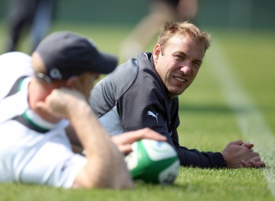 Stephen Ferris sat out training on Friday.