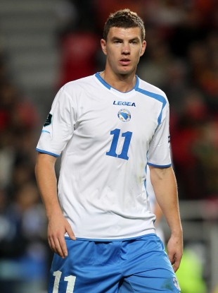 Manchester City's Edin Dzeko.