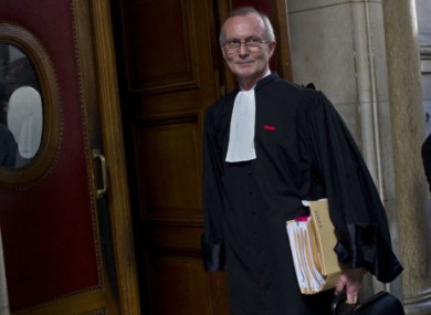 French nuclear physicist Adlene Hicheur's lawyer Patrick Baudoin, March 2012.