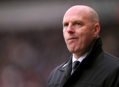 Going nowhere: Blackburn Rovers manager Steve Kean.