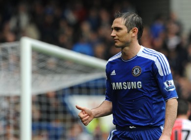 Frank Lampard: underdogs at the Allianz Arena.