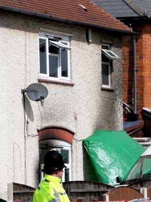 A general view of the house in which five children died overnight