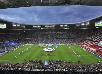 The Allianz Arena awaits
