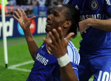 Tears of joy for Didier Drogba