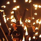 Performers  take part in a two-day Fire Festival in Minsk, Belarus. (AP Photo/Sergei Grits)