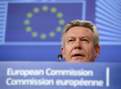 Commissioner Karel de Gucht says the EU's concerns are shared by around 19 other countries.