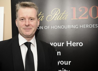 Ross Lewis of Chapter One, winner of Best Restaurant at the Santa Rita Restaurant Awards 2012