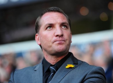 Ex-Liverpool manager Kenny Dalglish and Brendan Rodgers.