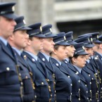 A guard of honour at Dublin Castle for the annual Garda Memorial Day service. (Image: Laura Hutton/Photocall Ireland)