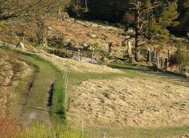 General view of Kippure in the Wicklow mountains.