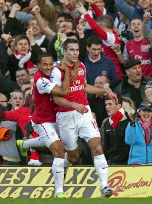 Van Persie will be hoping to finish his excellent season with a flourish.