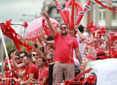 Participants in last year's parade
