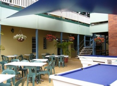 O'Duinn's Irish pub adjoins the hostel in Queensland.
