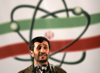 File photo of Iranian President Mahmoud Ahmadinejad.