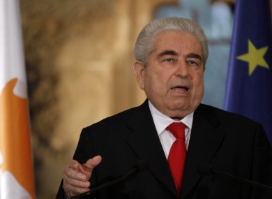 Cypriot president Dimitris Christofias