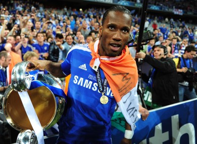 Drogba: left Stamford Bridge for Shanghai.
