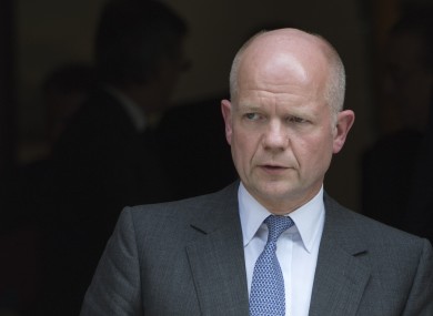 William Hague says there is
