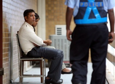 Prosecution witness Raj Theekoy outside the court today.