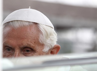 Pope Benedict XVI, the former head of the Congregation of the Doctrine of the Faith