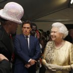 One is DEFINITELY getting a hat like Grace Jones's. (Dave Thompson/PA Wire/Press Association Images)