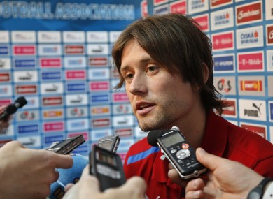 Czech Republic's Tomas Rosicky.